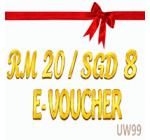 Credit Voucher RM20 / SGD 8